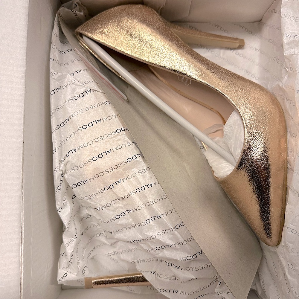 Rose gold heels